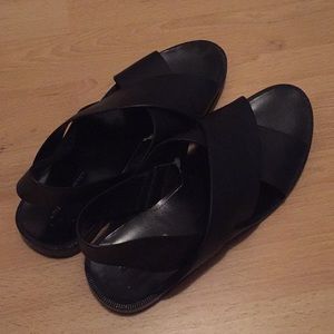 Alexander Wang black flat sandal size 40 (US 9-10)